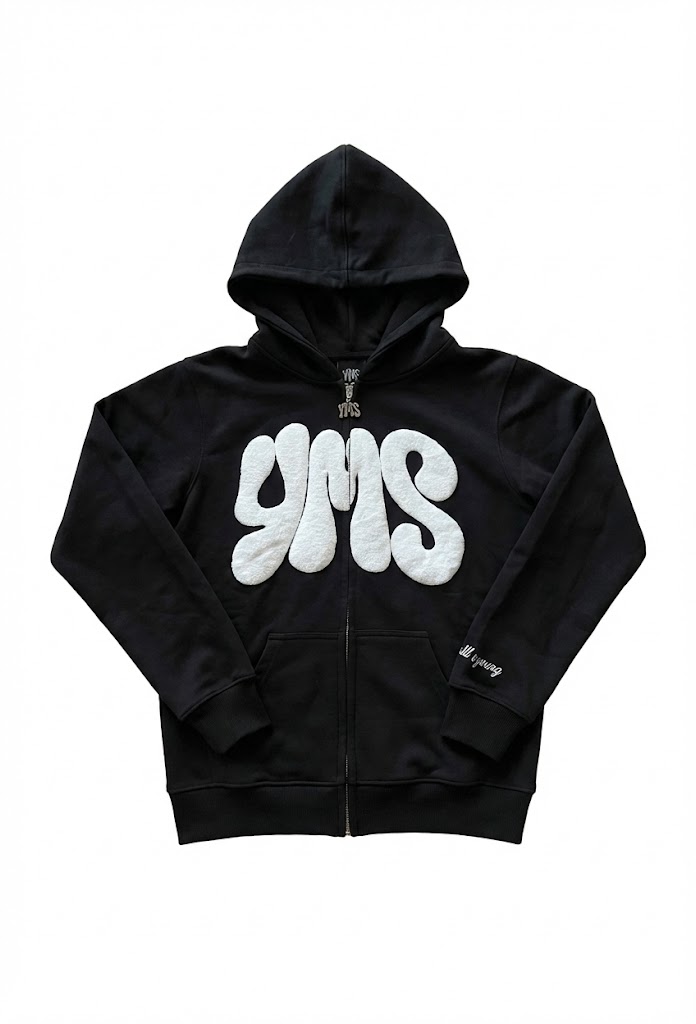 Mikina s puffprint designem